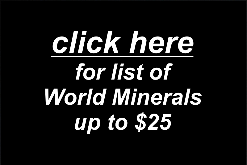 World Minerals, up to $25